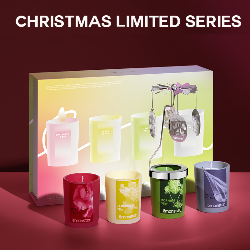 emonster-scented candle-Christmas series-Family bucket